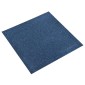 vidaXL Χαλί 20 τμχ. Σκούρο Μπλε 50 x 50 cm 100% Πολυπροπυλένιο