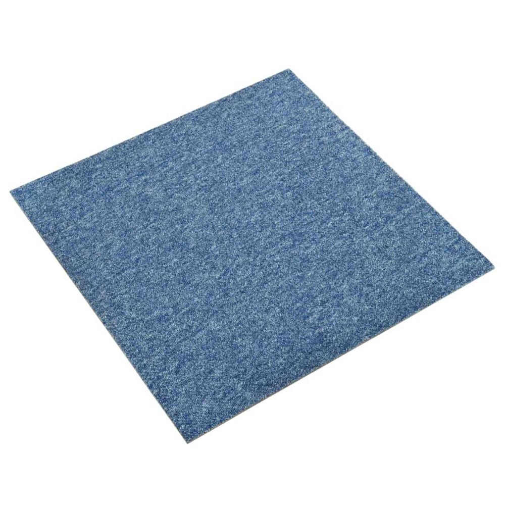 vidaXL Χαλί 20 τμχ. Μπλε 50 x 50 cm 100% Πολυπροπυλένιο