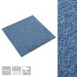 vidaXL Χαλί 20 τμχ. Μπλε 50 x 50 cm 100% Πολυπροπυλένιο
