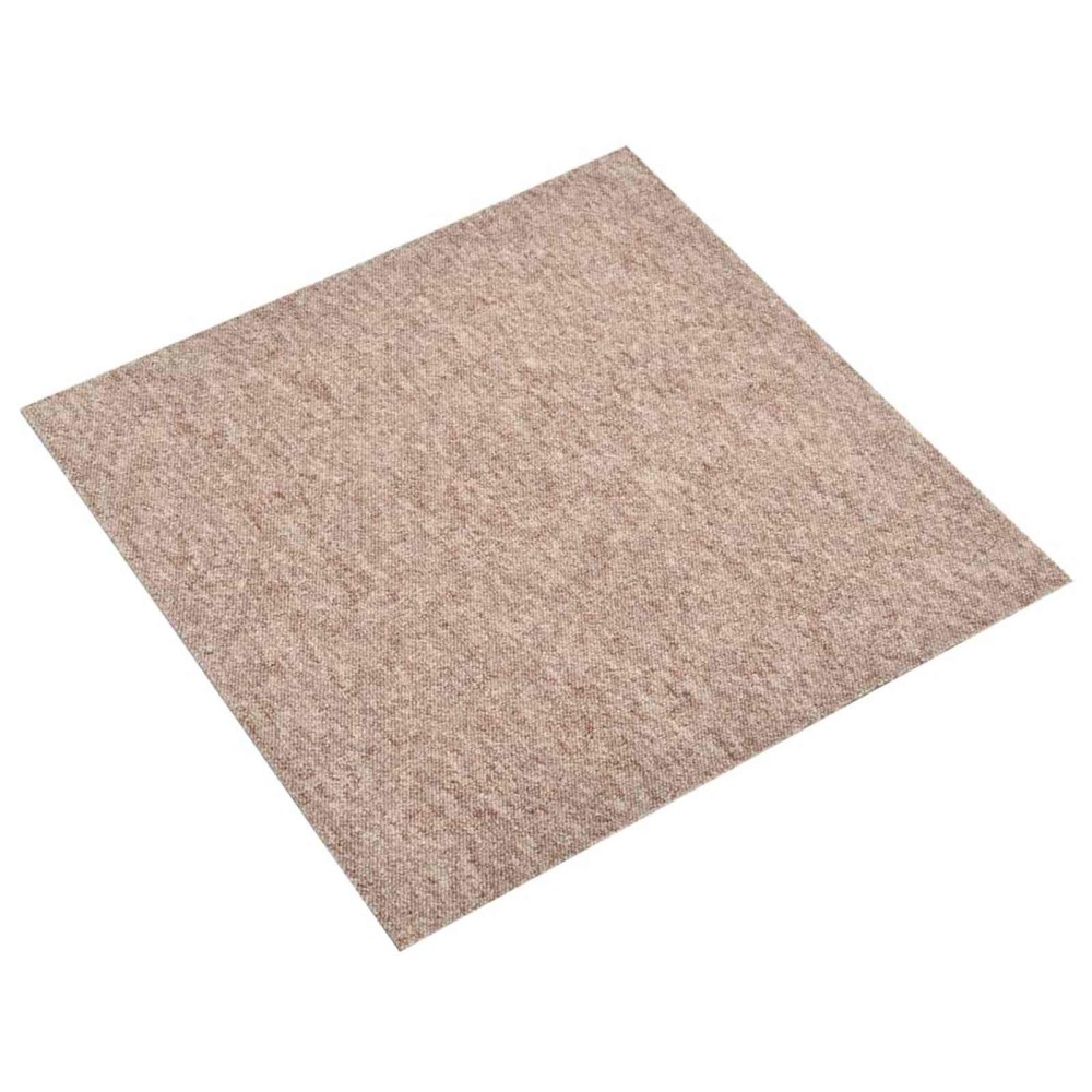 vidaXL Χαλί 20 τμχ. Μπεζ 50 x 50 cm 100% Πολυπροπυλένιο