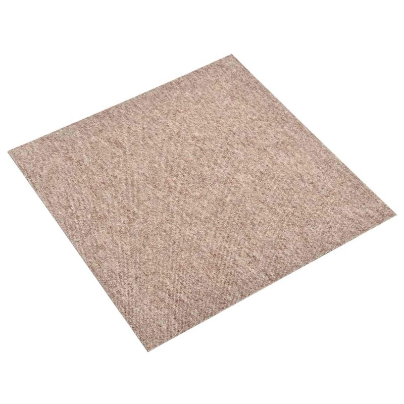 vidaXL Χαλί 20 τμχ. Μπεζ 50 x 50 cm 100% Πολυπροπυλένιο