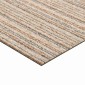 vidaXL Χαλί 20 τμχ. Ριγέ μπεζ 50 x 50 cm 100% Πολυπροπυλένιο