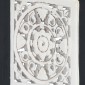 vidaXL Διακόσμηση Τέχνης 40 x 40 x 1,5 cm Μηχανικά επεξεργασμένο ξύλο