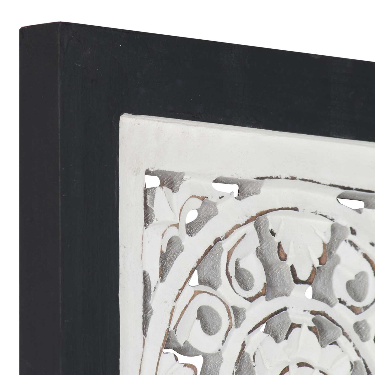 vidaXL Διακόσμηση Τέχνης 40 x 40 x 1,5 cm Μηχανικά επεξεργασμένο ξύλο
