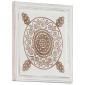 vidaXL Διακόσμηση Τέχνης 2 τμχ. 40 x 40 x 1,5 cm Καφέ και Λευκό
