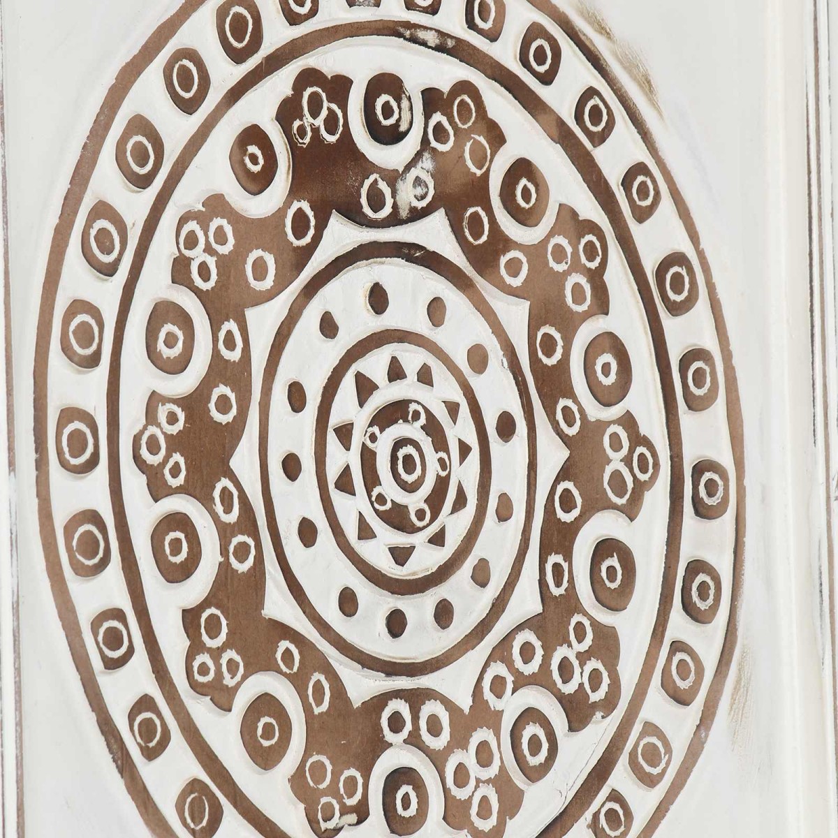 vidaXL Διακόσμηση Τέχνης 2 τμχ. 40 x 40 x 1,5 cm Καφέ και Λευκό