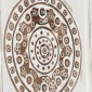 vidaXL Διακόσμηση Τέχνης 2 τμχ. 40 x 40 x 1,5 cm Καφέ και Λευκό