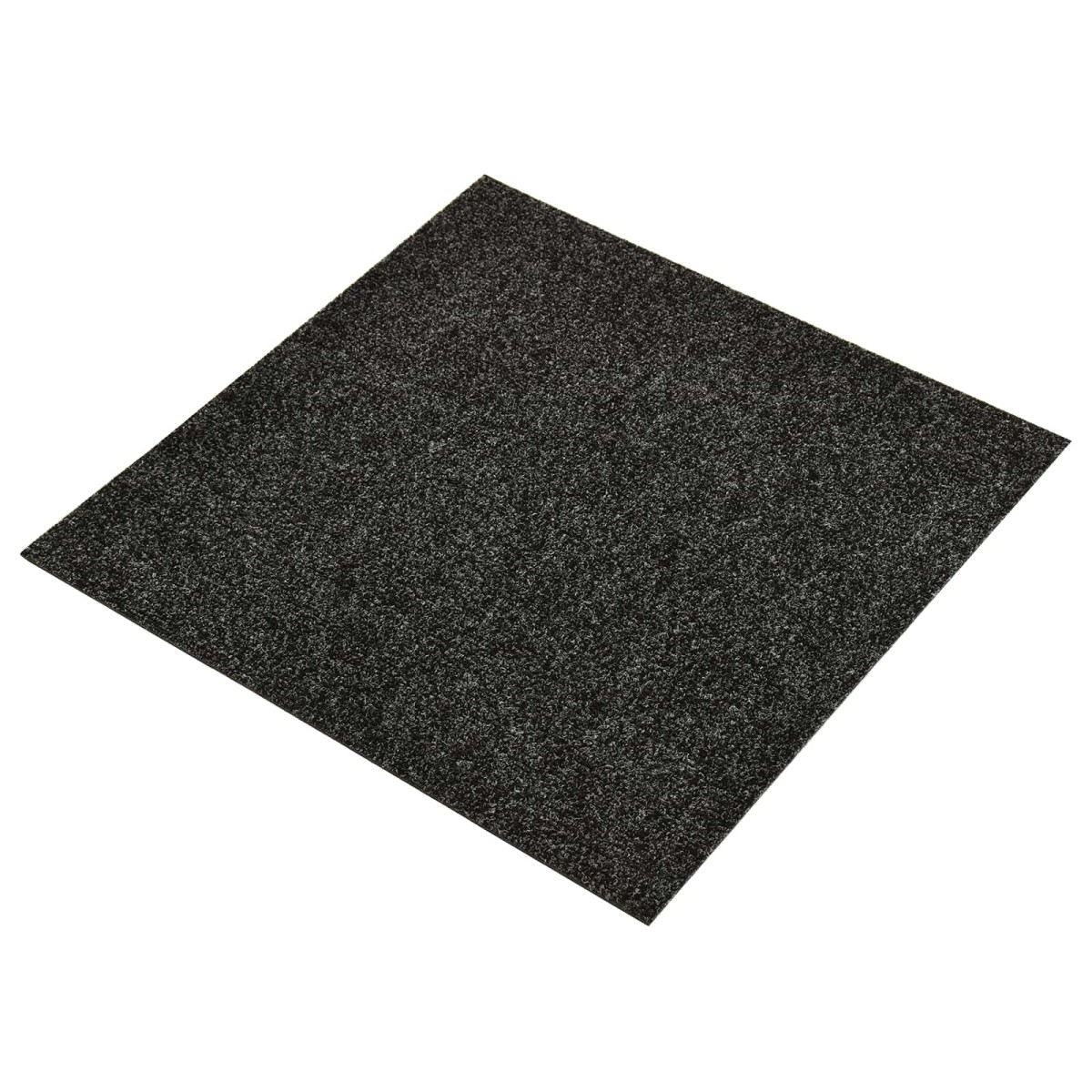 vidaXL Χαλί Μαύρο 50 x 50 cm 20 τμχ. Ορυκτή άσφαλτος