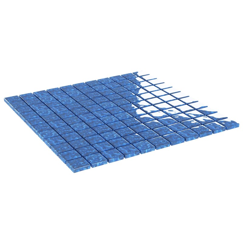 vidaXL Μωσαϊκό Πλακάκι 11 τμχ. 50 x 50 cm Μπλε Γυαλί