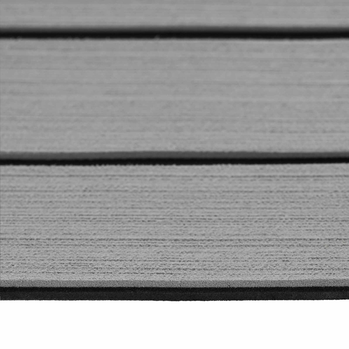 vidaXL Ματ Σκάφους Ριγέ Απαλός Γκρι και Μαύρος 240 x 90 εκ EVA