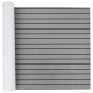 vidaXL Ματ Σκάφους Ριγέ Απαλός Γκρι και Μαύρος 240 x 90 εκ EVA