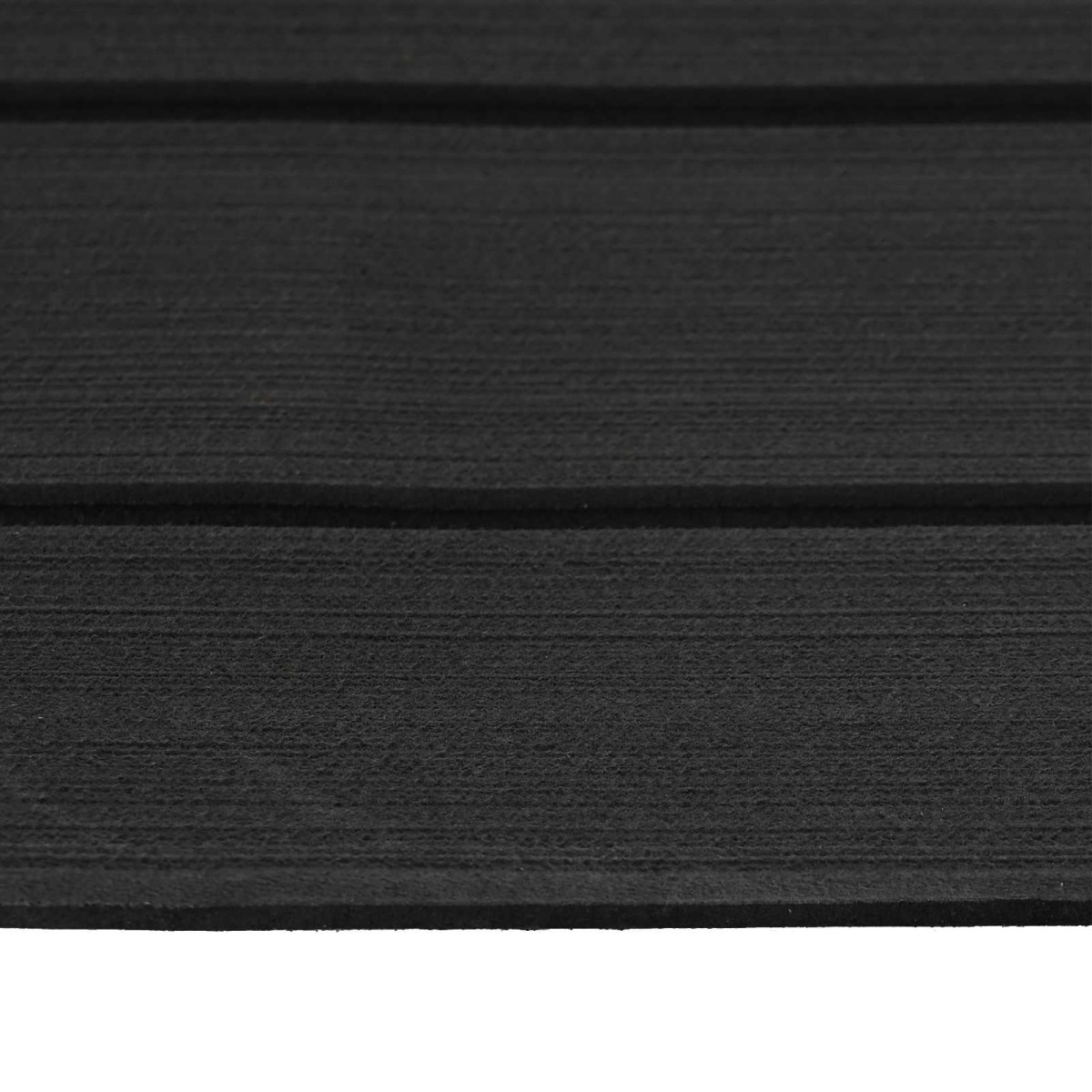 vidaXL Ματ Σκάφους Ριγέ Σκούρο Γκρι και Μαύρο 240 x 90 εκ EVA