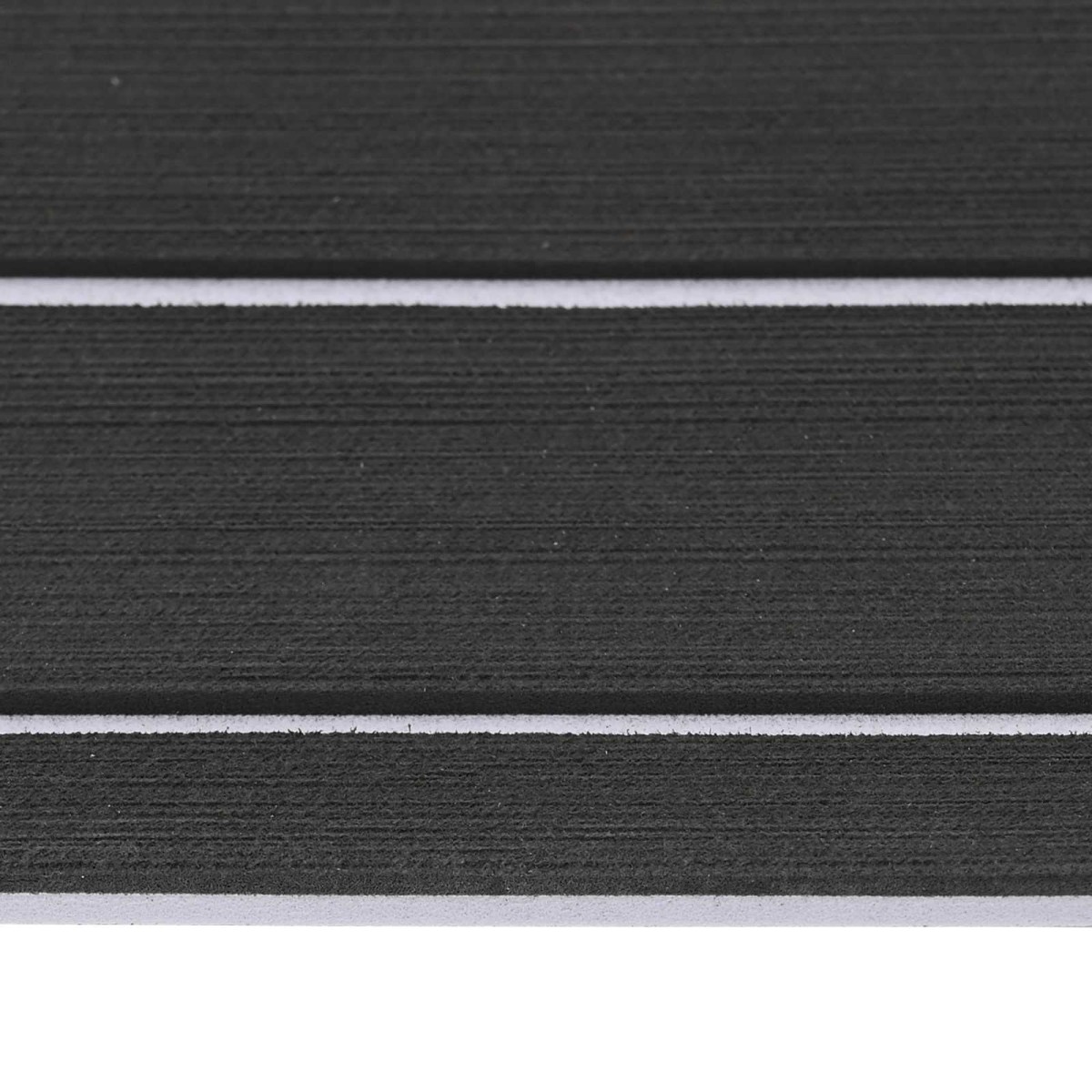 vidaXL Ματ Σκάφους Ριγέ Σκούρο Γκρι και Λευκό 240 x 90 εκ EVA
