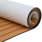 vidaXL Ματ Σκάφους Ριγέ Καφέ και Μαύρο 240 x 60 cm EVA
