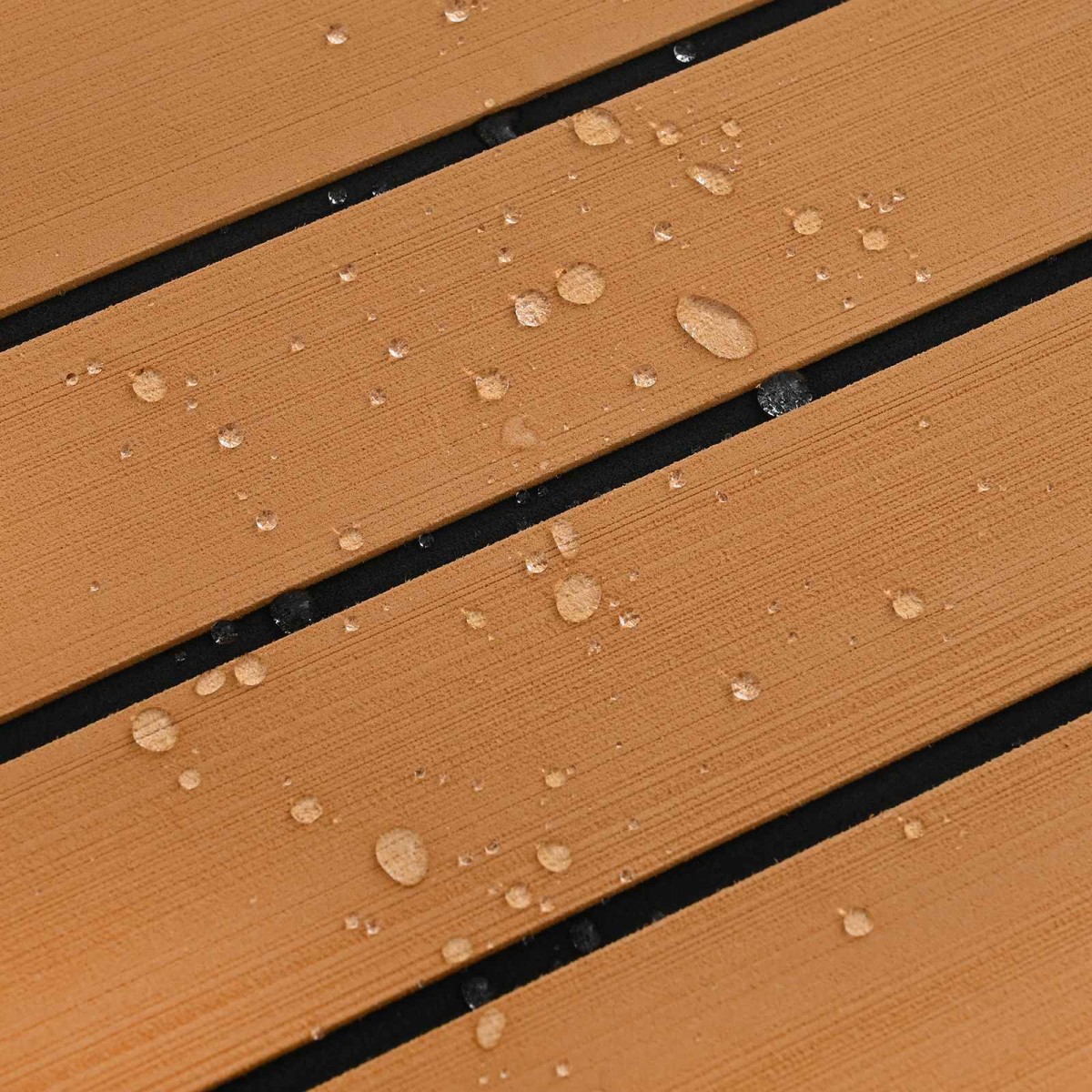 vidaXL Ματ Σκάφους Ριγέ Καφέ και Μαύρο 240 x 60 cm EVA