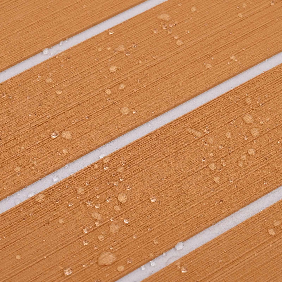 vidaXL Ματ Σκάφους Ριγέ Καφέ και Λευκό 240 x 60 cm EVA