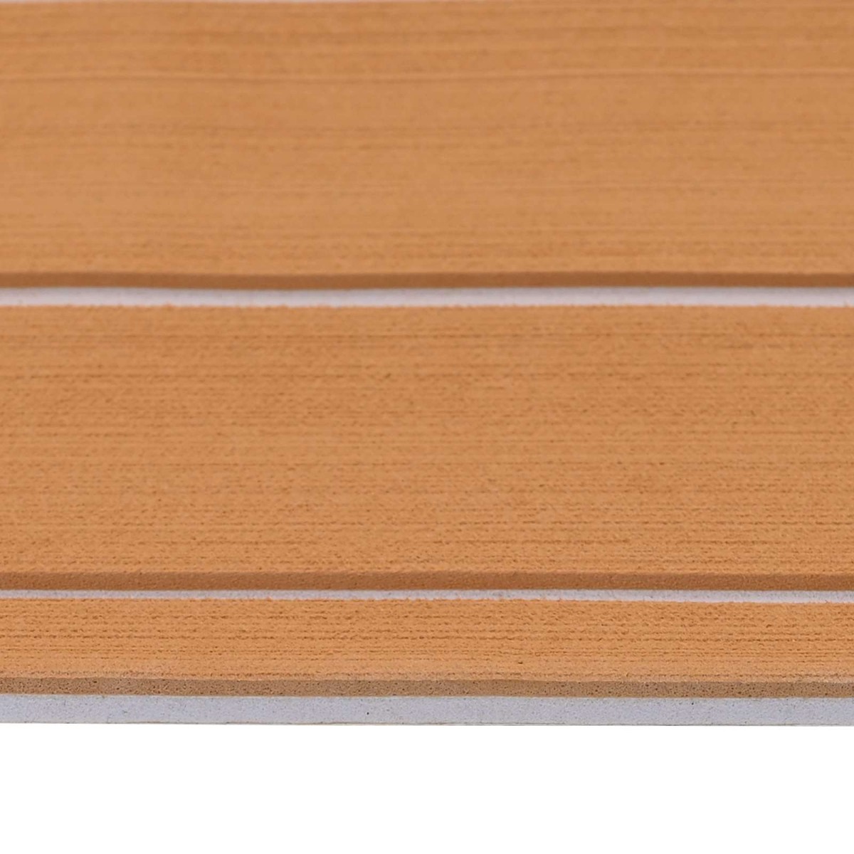 vidaXL Ματ Σκάφους Ριγέ Καφέ και Λευκό 240 x 60 cm EVA