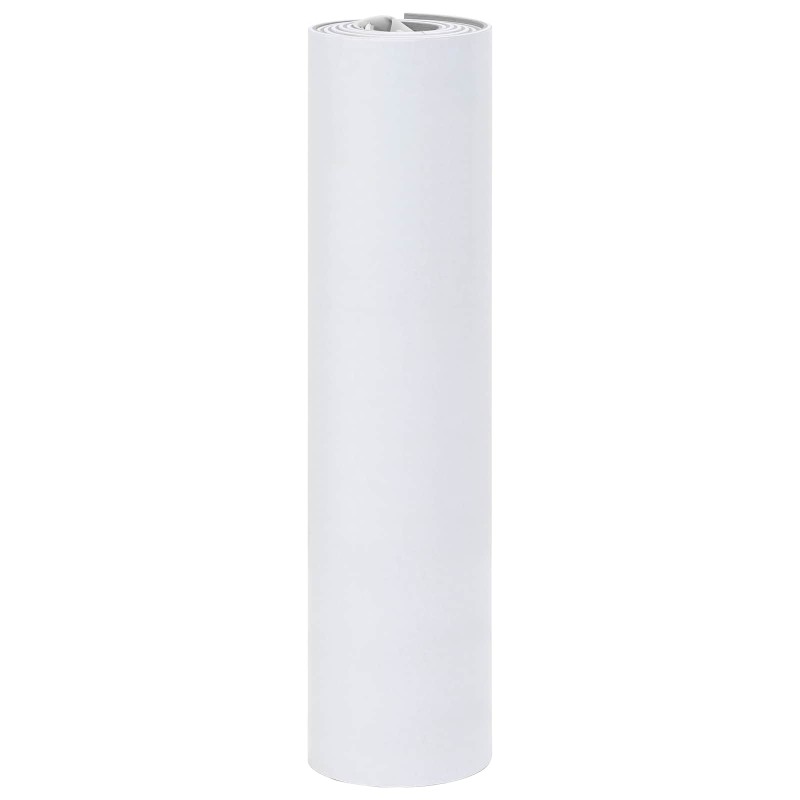 vidaXL Ματ Σκάφους Ριγέ Ανοιχτό Γκρι και Λευκό 240 x 60 cm EVA