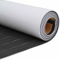 vidaXL Ματ Σκάφους Ριγέ Σκούρο Γκρι και Λευκό 240 x 60 cm EVA