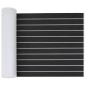 vidaXL Ματ Σκάφους Ριγέ Σκούρο Γκρι και Λευκό 240 x 60 cm EVA
