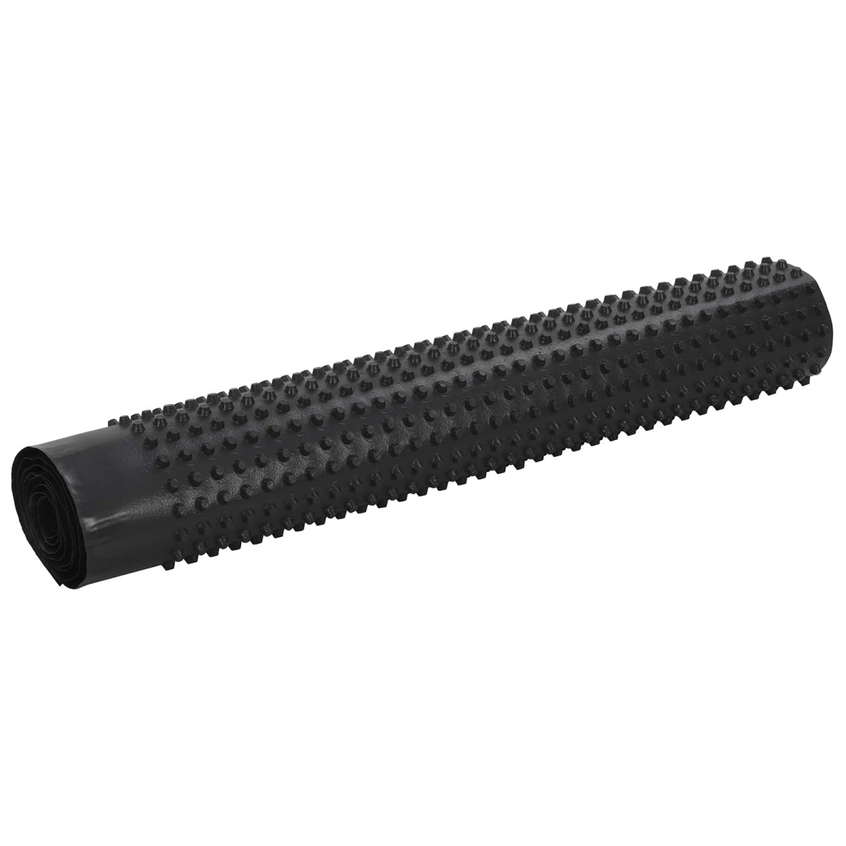 vidaXL Κυματοειδές Φύλλο Αποχέτευσης Μαύρο 1 x 10 m HDPE
