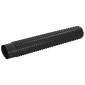 vidaXL Κυματοειδές Φύλλο Αποχέτευσης Μαύρο 1 x 10 m HDPE