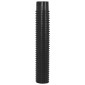 vidaXL Κυματοειδές Φύλλο Αποχέτευσης Μαύρο 1 x 10 m HDPE