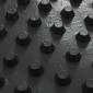 vidaXL Κυματοειδές Φύλλο Αποχέτευσης Μαύρο 1 x 10 m HDPE