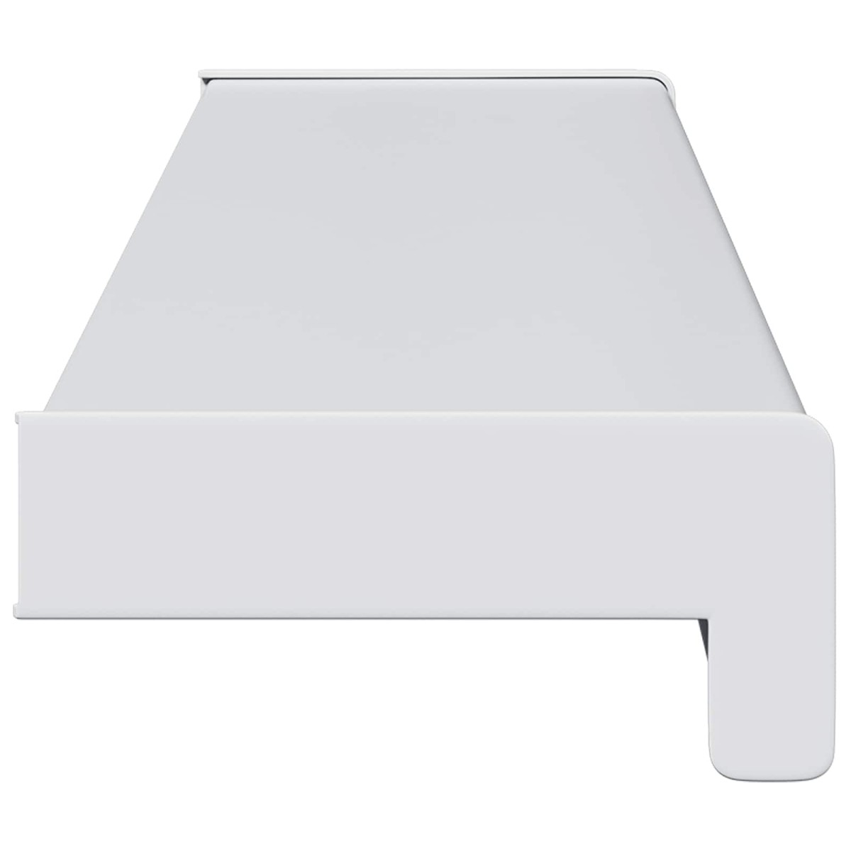 vidaXL Σαβανωτό Παραθύρου Λευκό 100 x 10 x 4,5 εκ PVC