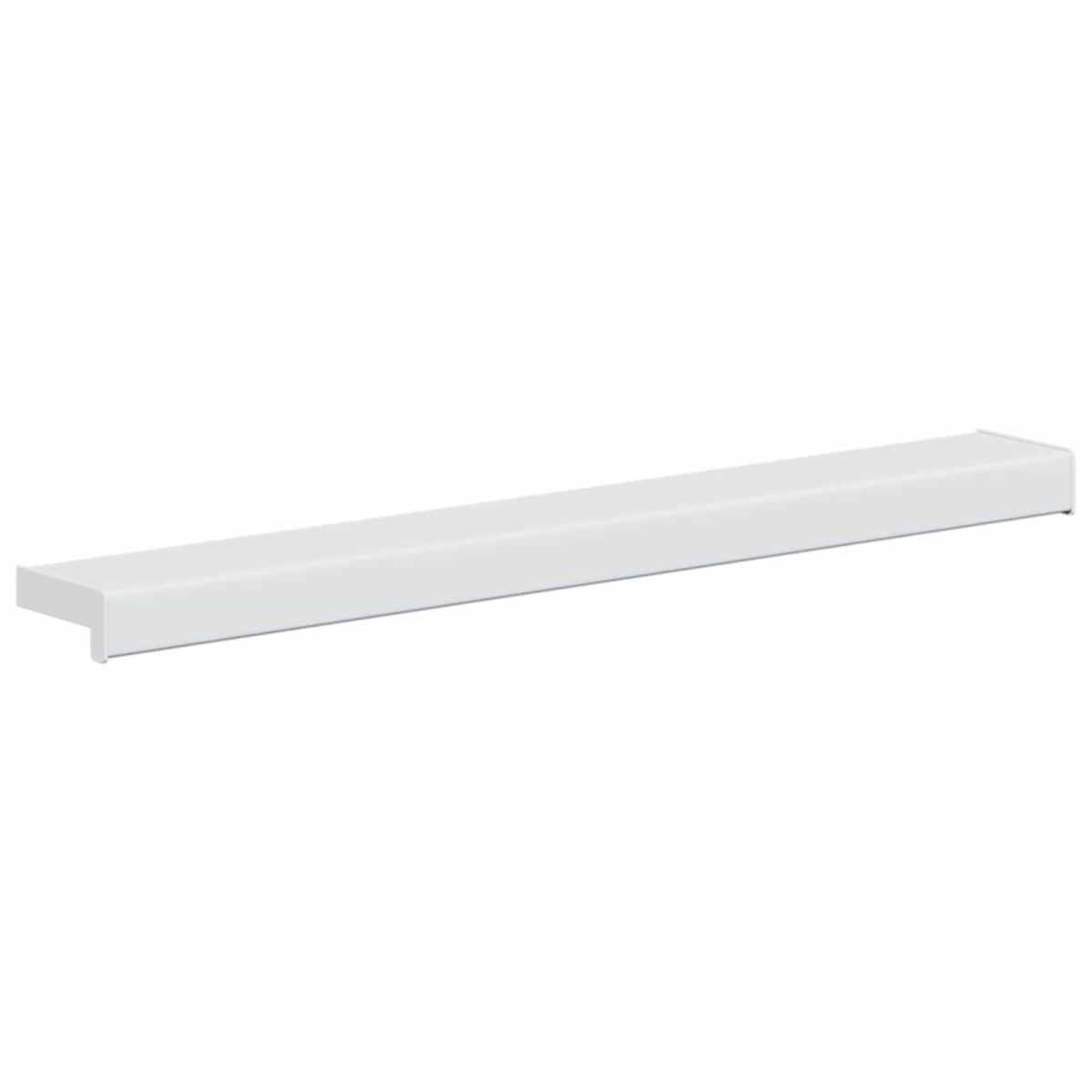 vidaXL Σαβανωτό Παραθύρου Λευκό 80 x 15 x 4,5 εκ PVC