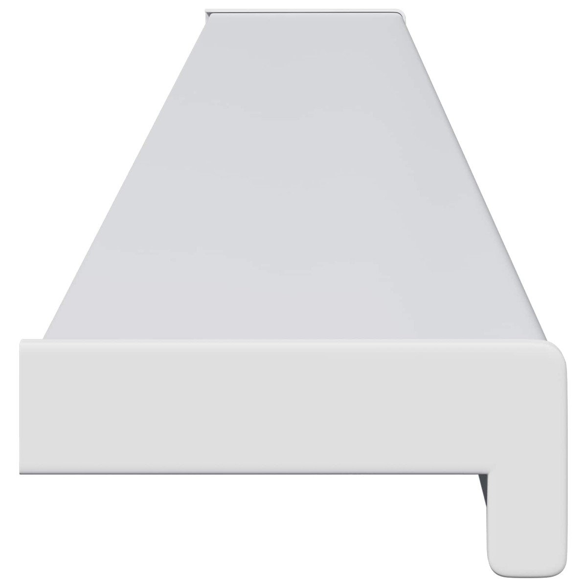 vidaXL Σαβανωτό Παραθύρου Λευκό 160 x 15 x 4,5 εκ PVC