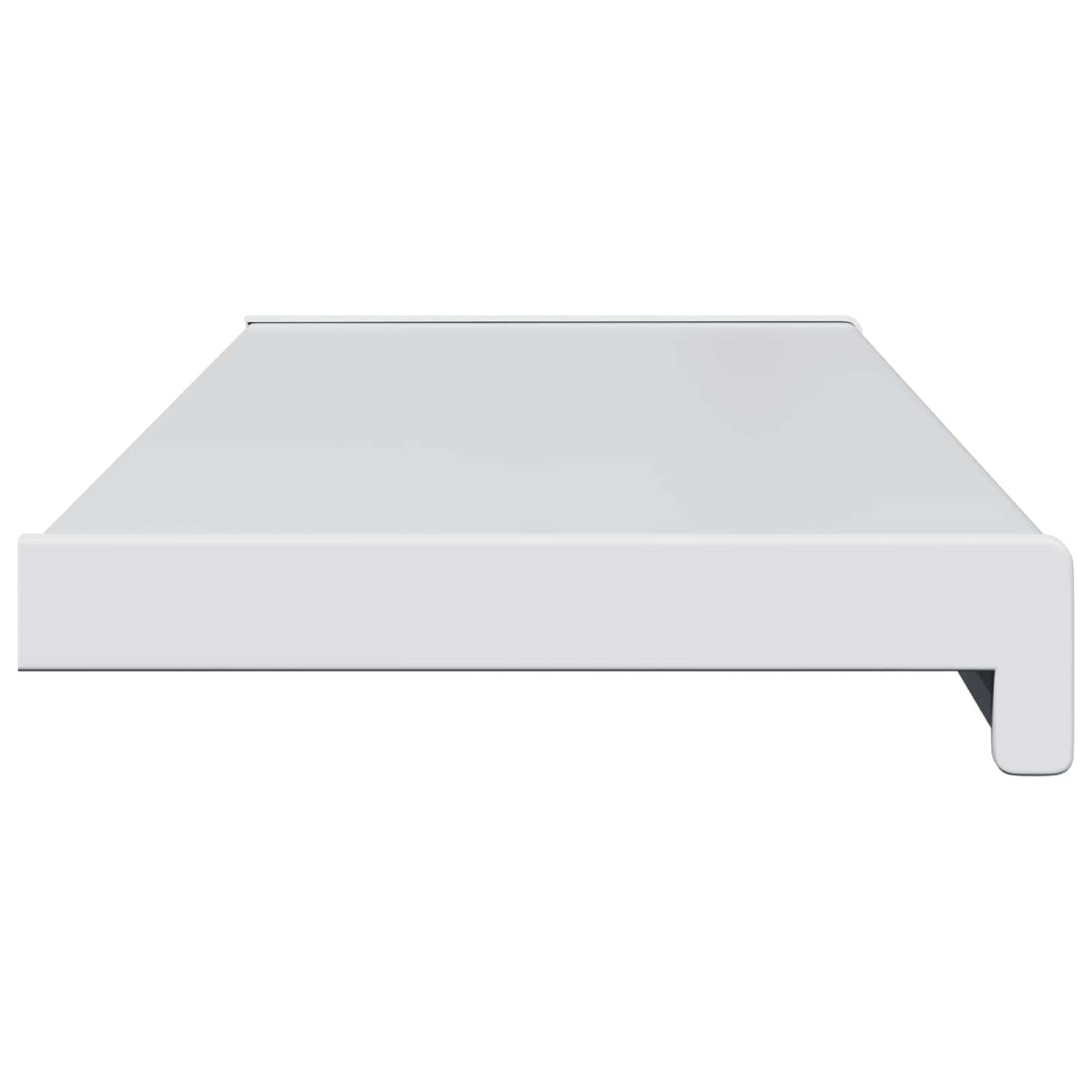 vidaXL Σαβανωτό Παραθύρου Λευκό 80 x 20 x 4,5 εκ PVC