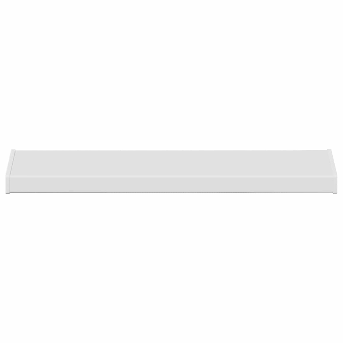 vidaXL Σαβανωτό Παραθύρου Λευκό 80 x 25 x 4,5 εκ PVC