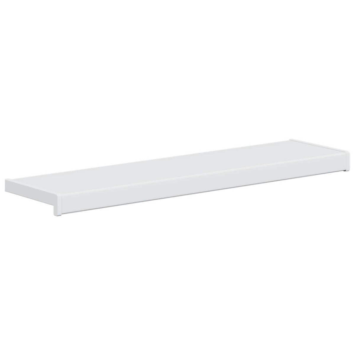 vidaXL Σαβανωτό Παραθύρου Λευκό 100 x 25 x 4,5 εκ. PVC
