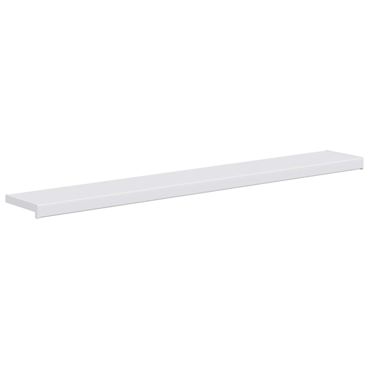 vidaXL Σαβανωτό Παραθύρου Λευκό 120 x 25 x 4,5 εκ. PVC