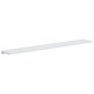 vidaXL Σαβανωτό Παραθύρου Λευκό 120 x 25 x 4,5 εκ. PVC