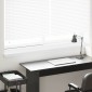 vidaXL Σαβανωτό Παραθύρου Λευκό 160 x 25 x 4,5 εκ PVC