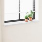 vidaXL Σαβανωτό Παραθύρου Λευκό 160 x 30 x 4,5 εκ PVC