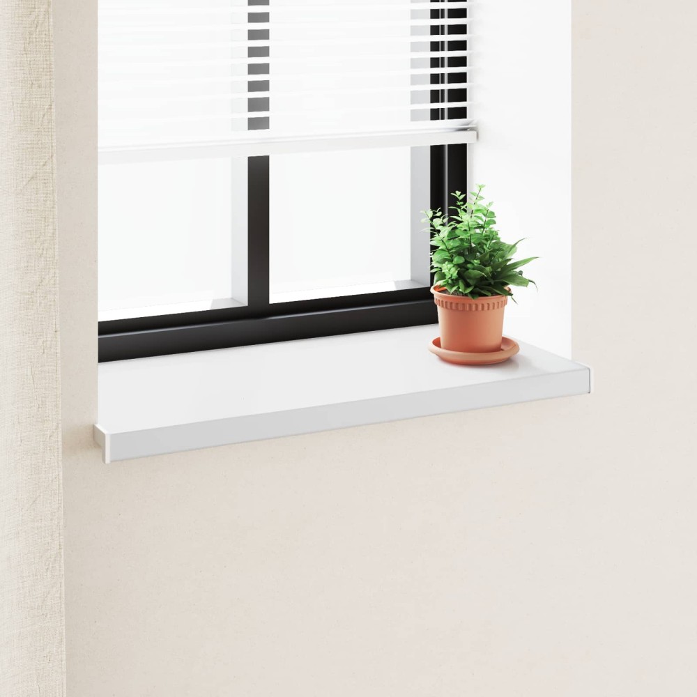 vidaXL Σαβανωτό Παραθύρου Λευκό 80 x 40 x 4,5 εκ PVC
