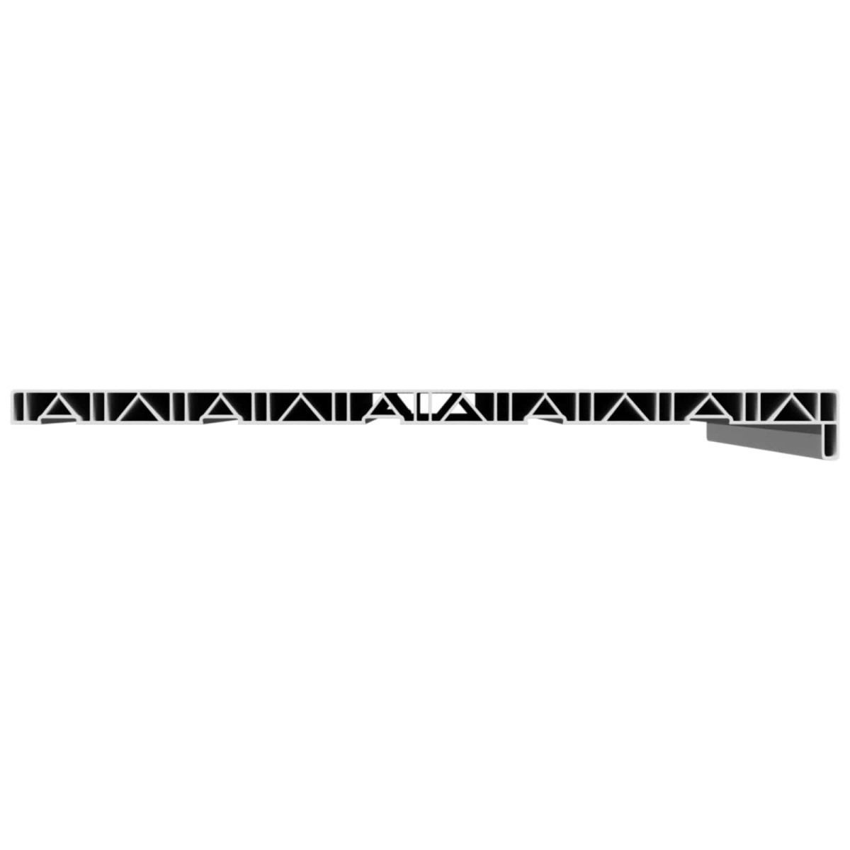 vidaXL Σαβανωτό Παραθύρου Λευκό 80 x 50 x 4,5 εκ PVC