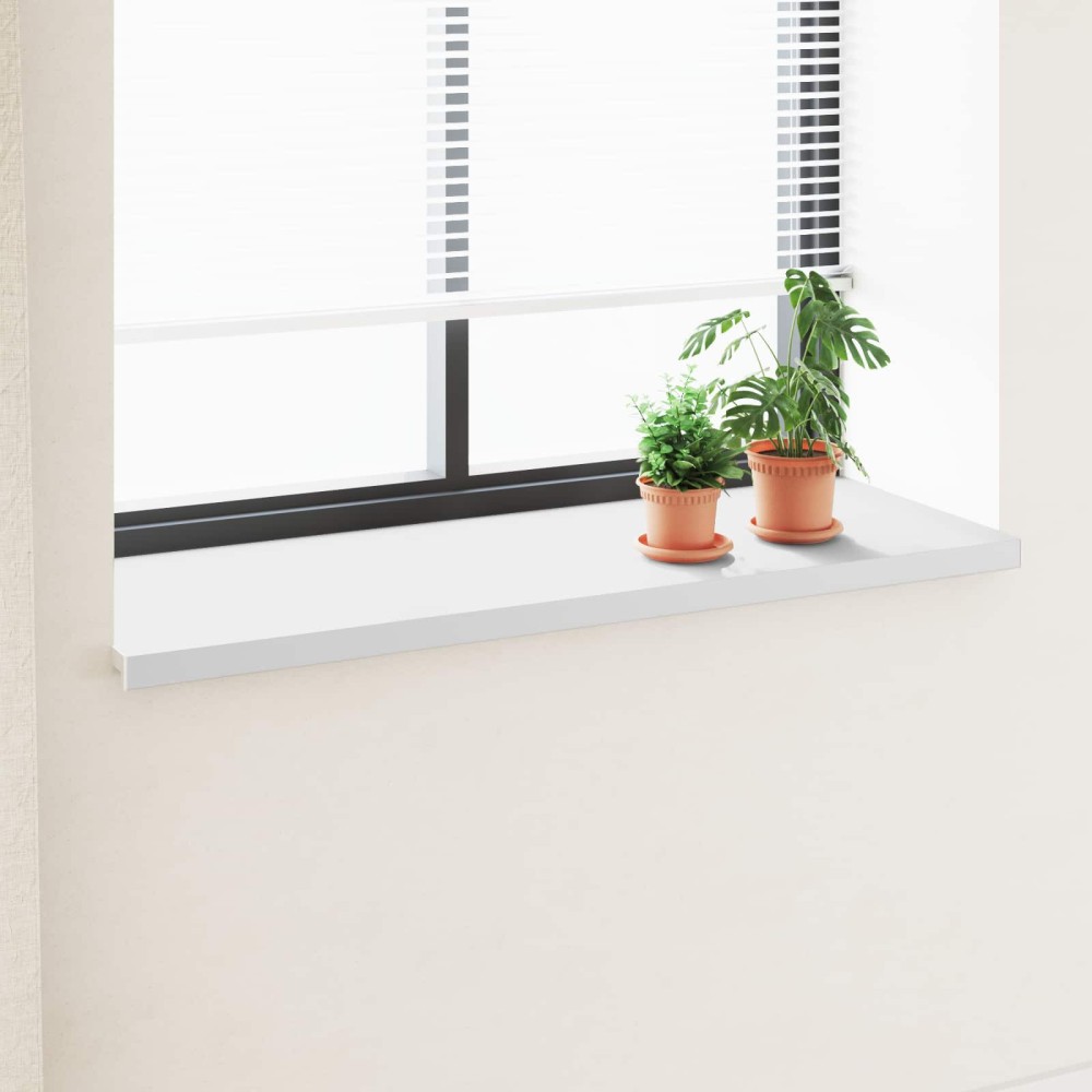 vidaXL Σαβανωτό Παραθύρου Λευκό 120 x 50 x 4,5 εκ PVC