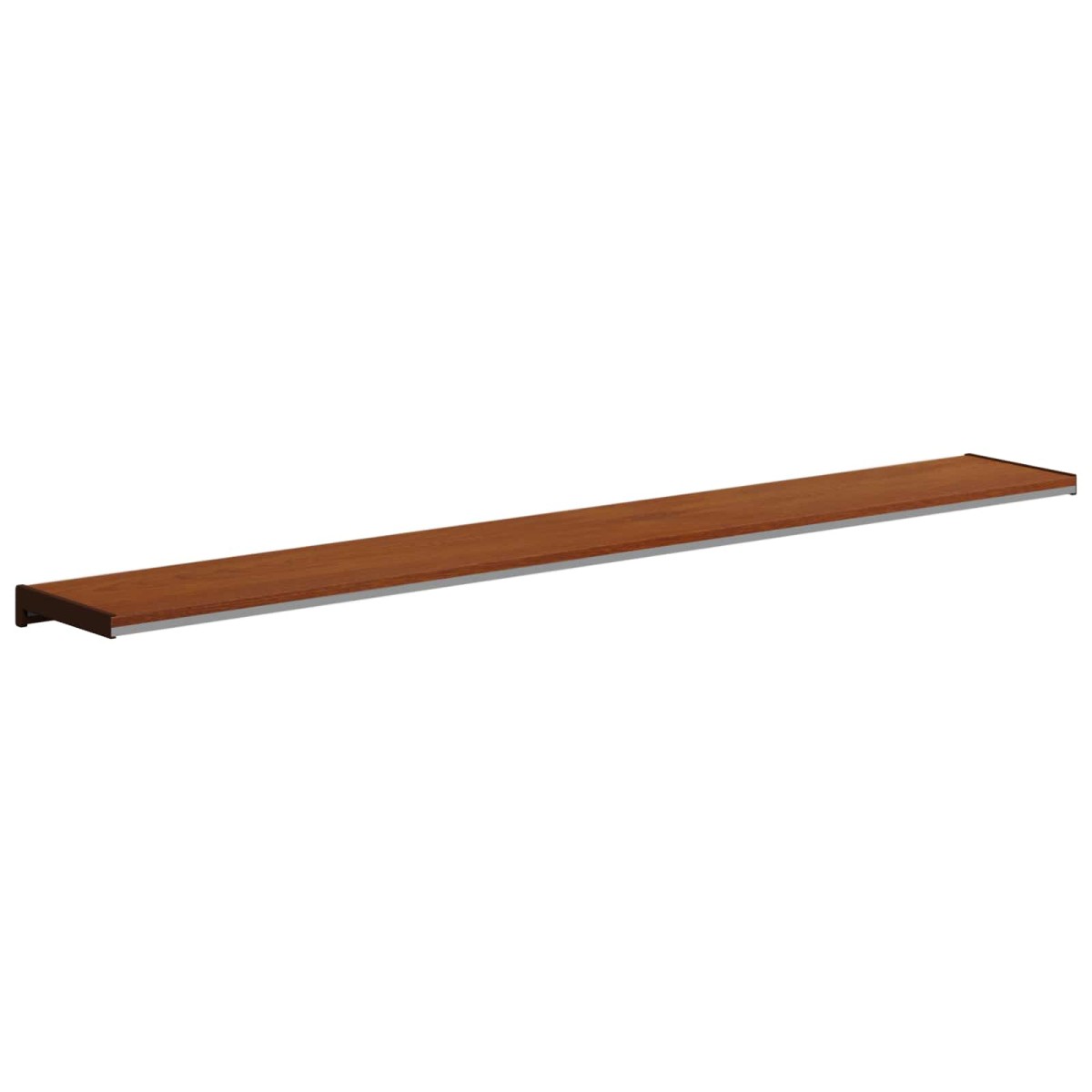 vidaXL Σαβανωτό Παραθύρου Καφέ ξύλο 140 x 20 x 4,5 εκ PVC