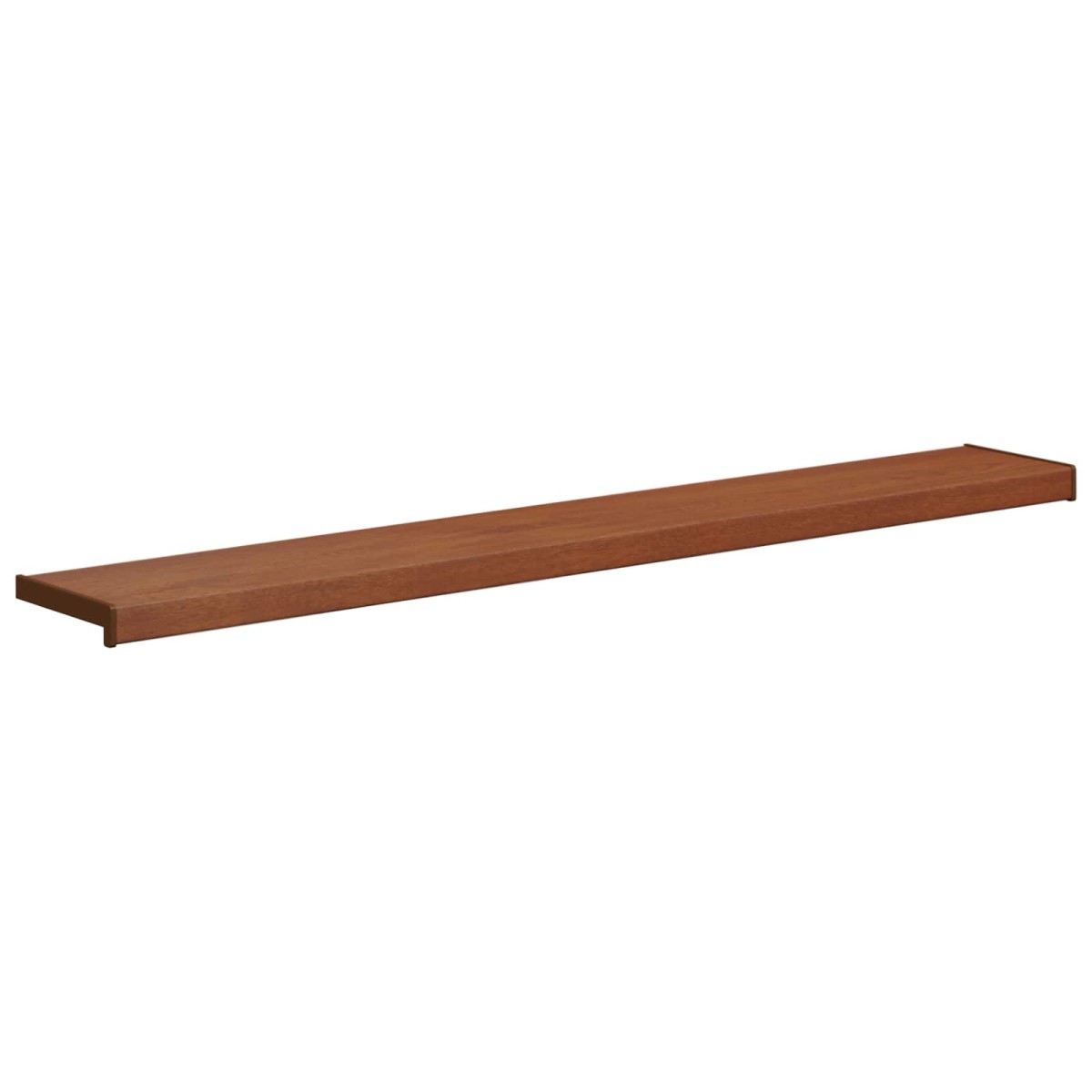 vidaXL Σαβανωτό Παραθύρου Καφέ ξύλο 160 x 25 x 4,5 εκ PVC