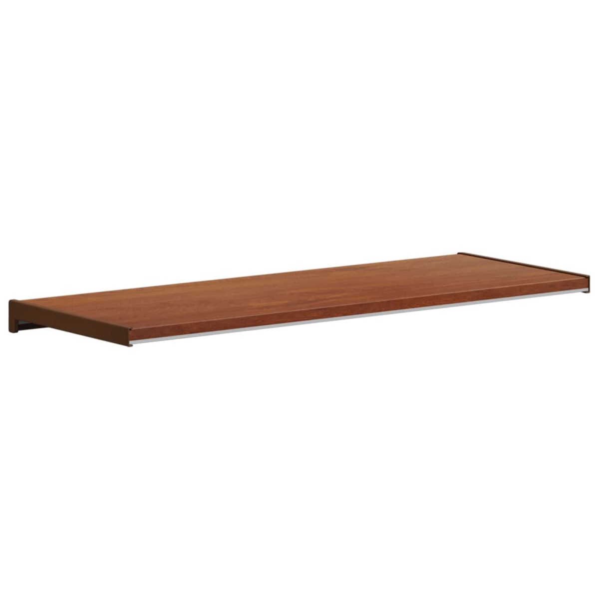 vidaXL Σαβανωτό Παραθύρου Καφέ ξύλο 100 x 30 x 4,5 εκ PVC