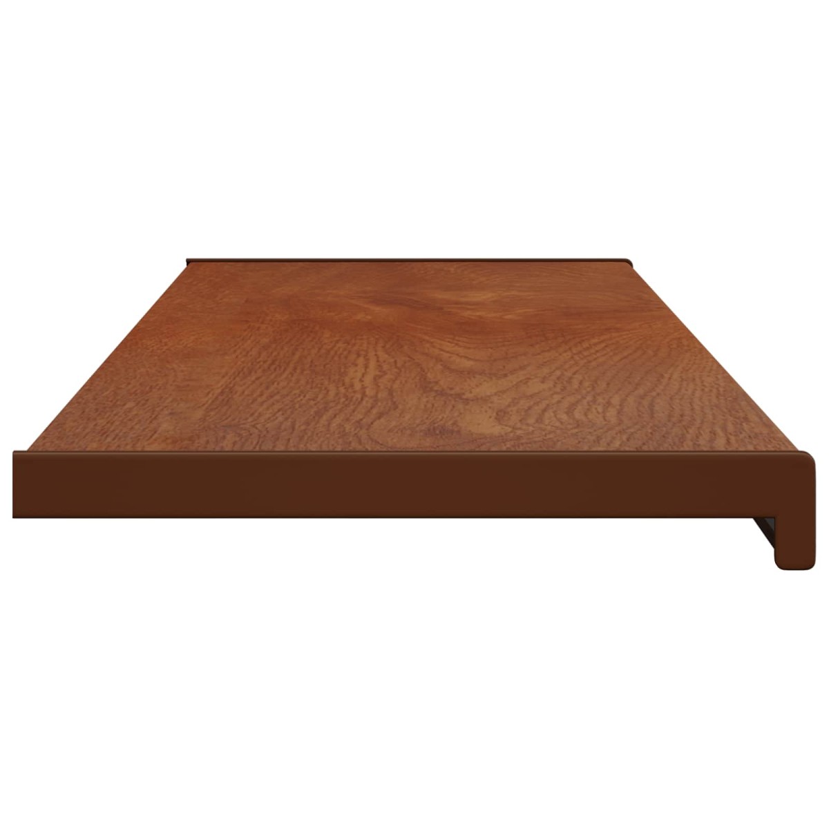 vidaXL Σαβανωτό Παραθύρου Καφέ ξύλο 120 x 30 x 4,5 εκ PVC