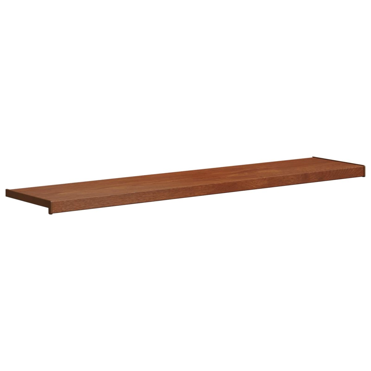 vidaXL Σαβανωτό Παραθύρου Καφέ ξύλο 140 x 30 x 4,5 εκ PVC
