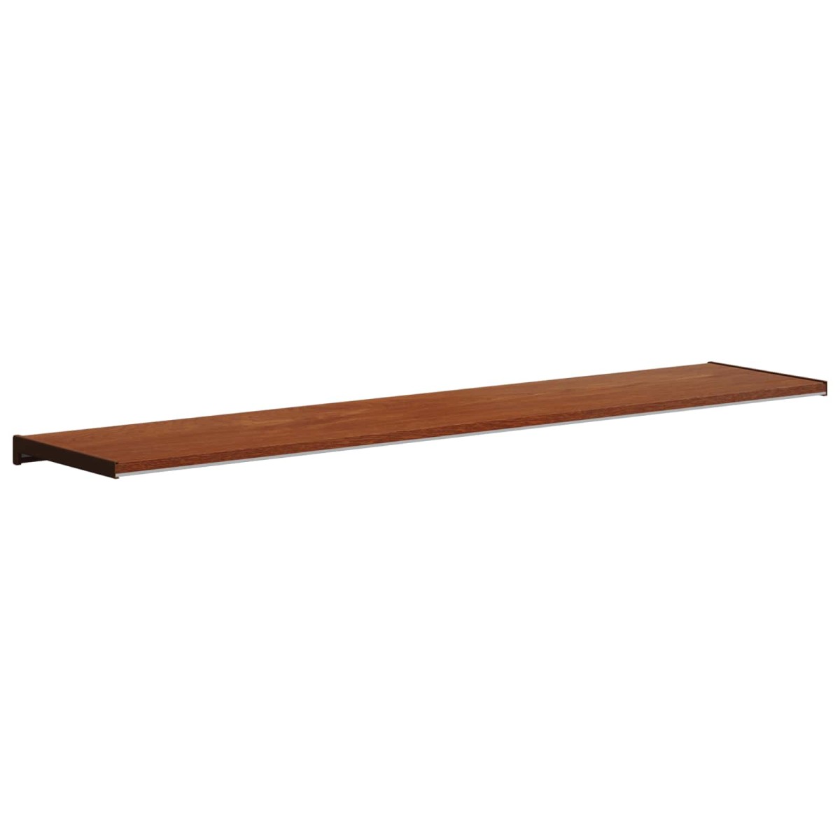 vidaXL Σαβανωτό Παραθύρου Καφέ ξύλο 120 x 35 x 4,5 εκ PVC