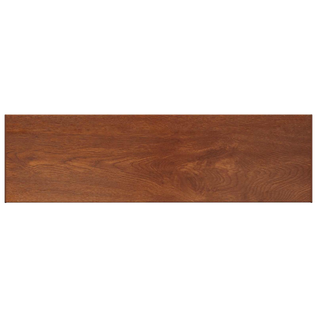 vidaXL Σαβανωτό Παραθύρου Καφέ ξύλο 120 x 45 x 4,5 εκ PVC