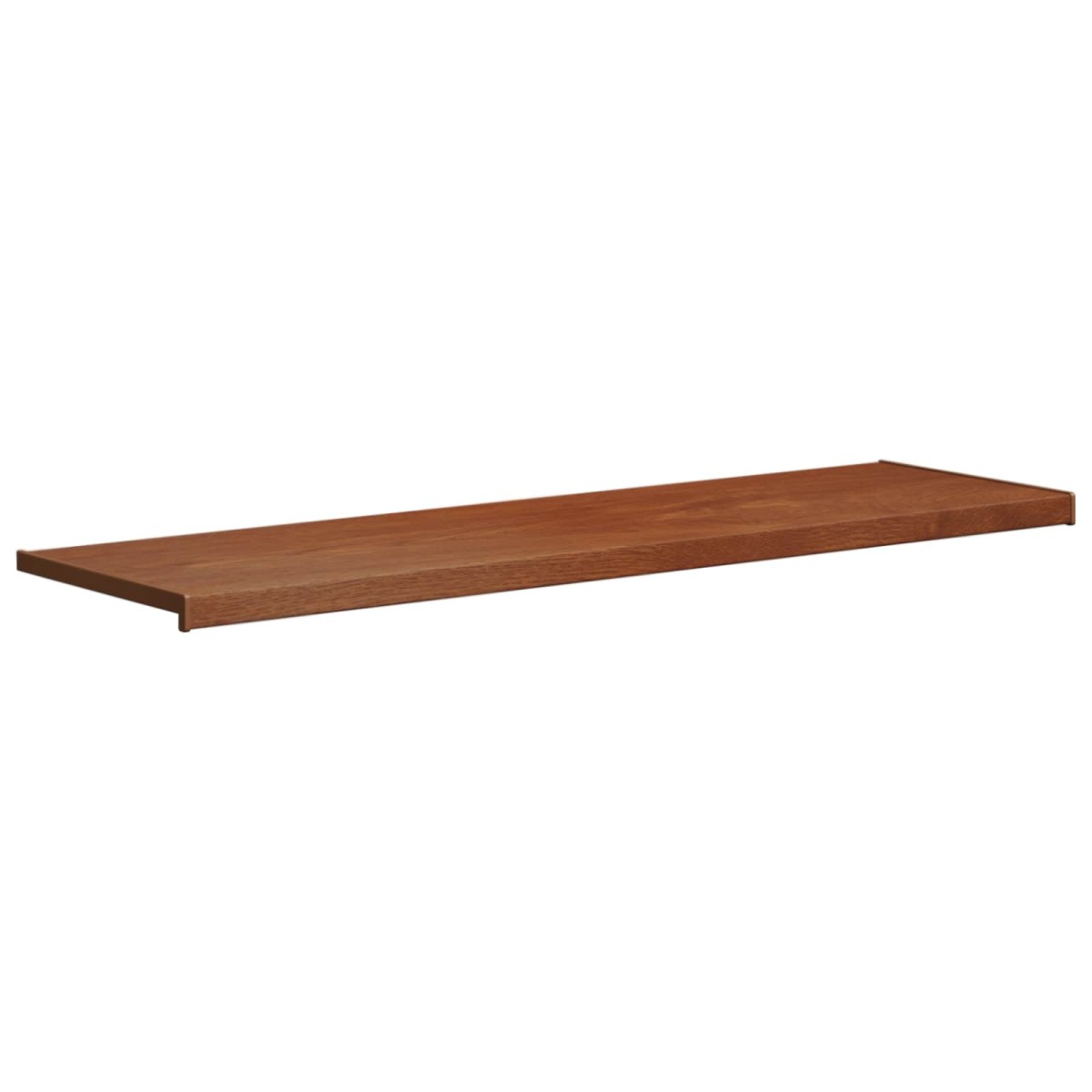 vidaXL Σαβανωτό Παραθύρου Καφέ ξύλο 140 x 45 x 4,5 εκ PVC