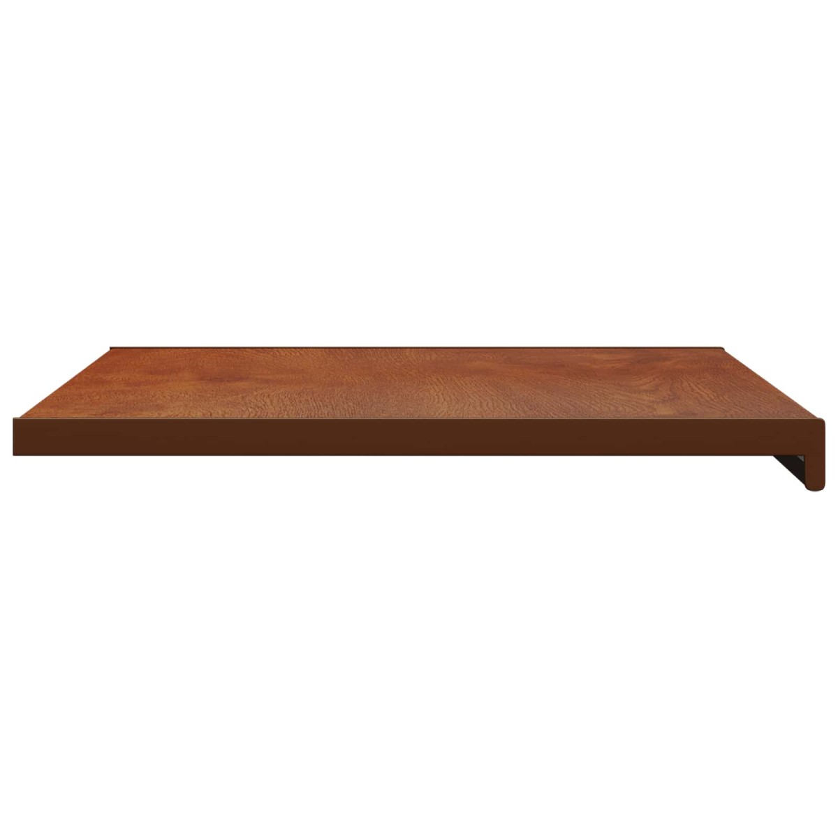 vidaXL Σαβανωτό Παραθύρου Καφέ ξύλο 100 x 50 x 4,5 εκ. PVC